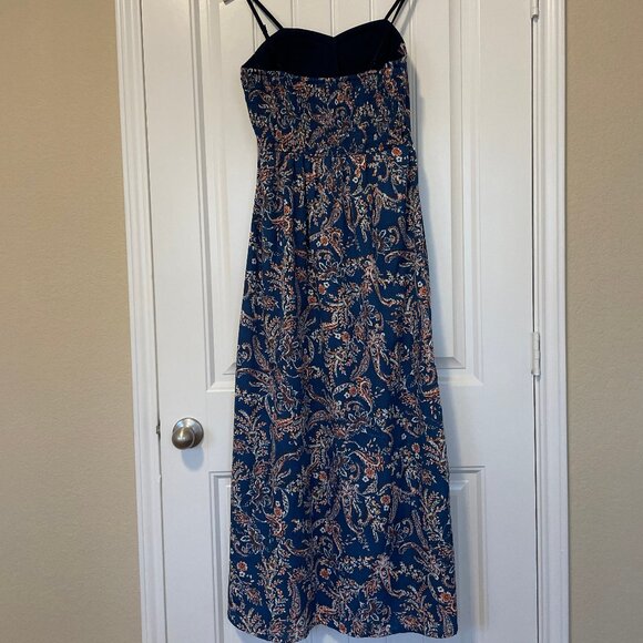 Band of Gypsies shorts/maxi blue floral jumper - Picture 4 of 8